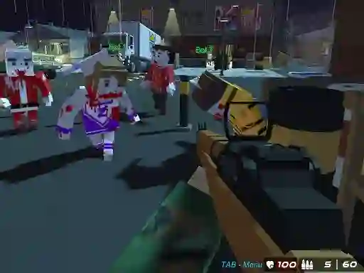 Lojë GunGame 24 Pixel në internet