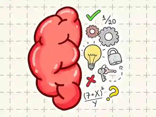 Lojë Brain Tricky Puzzles në internet