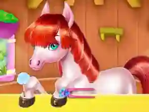 Lojë Pony Cooking Rainbow Cake në internet