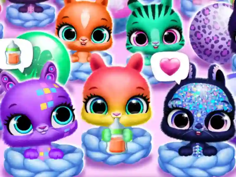 Lojë Hatch Cute Bunnies në internet