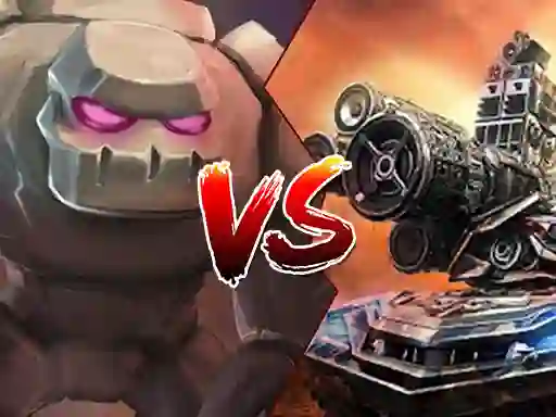Lojë Tank vs Golems në internet