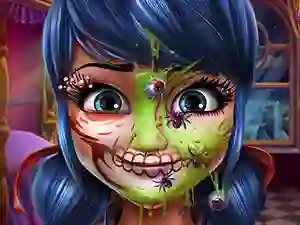 Lojë Dotted Girl Halloween Makeup në internet