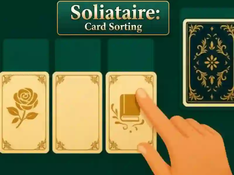Lojë Solitaire: Card Sorting në internet