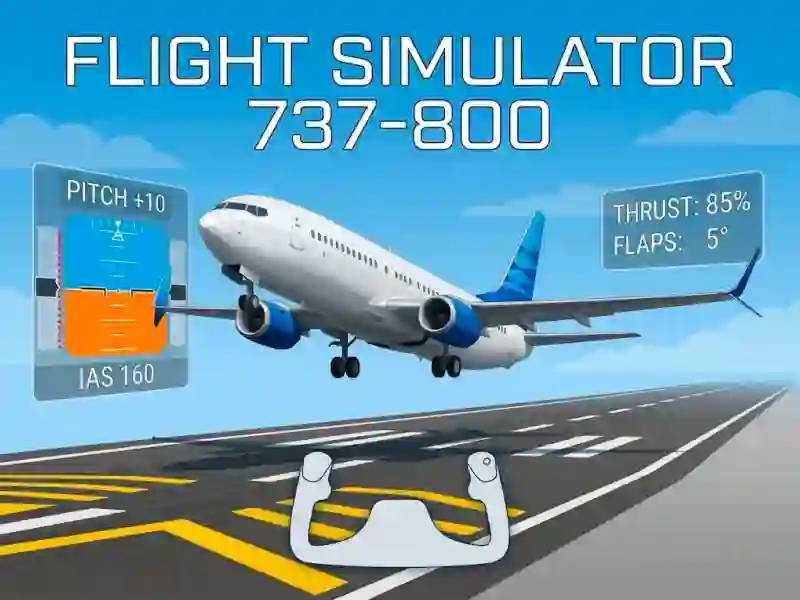 Lojë Flight Simulator 737-800 në internet
