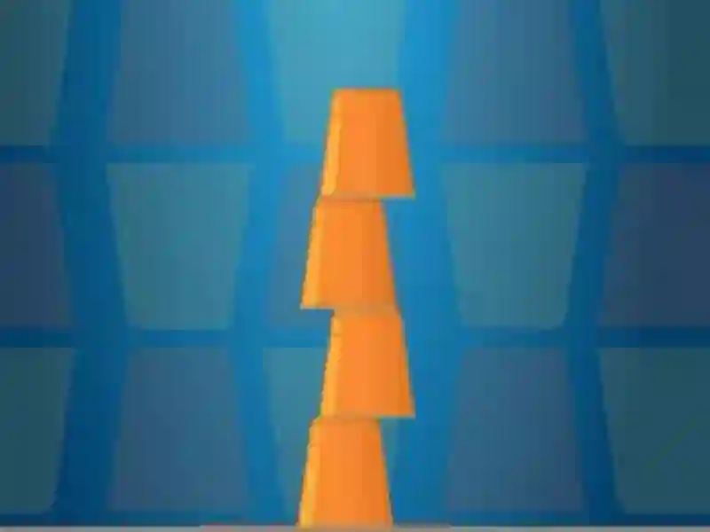 Lojë Cups Tower Builder në internet