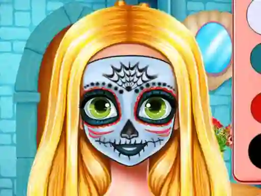 Lojë Sister's Halloween Face Paint në internet