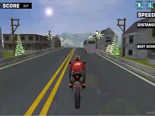Lojë Highway Rider Motorcycle Racer në internet