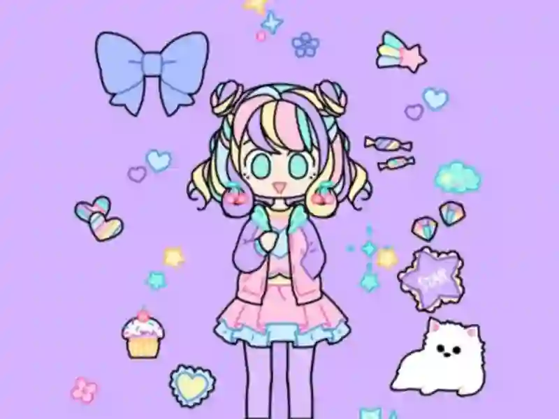 Lojë Pastel Girl Dress Up në internet