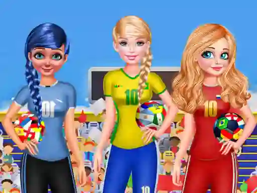 Lojë BFF Princess Vote For  FIFA 2018 Quarter Finals në internet
