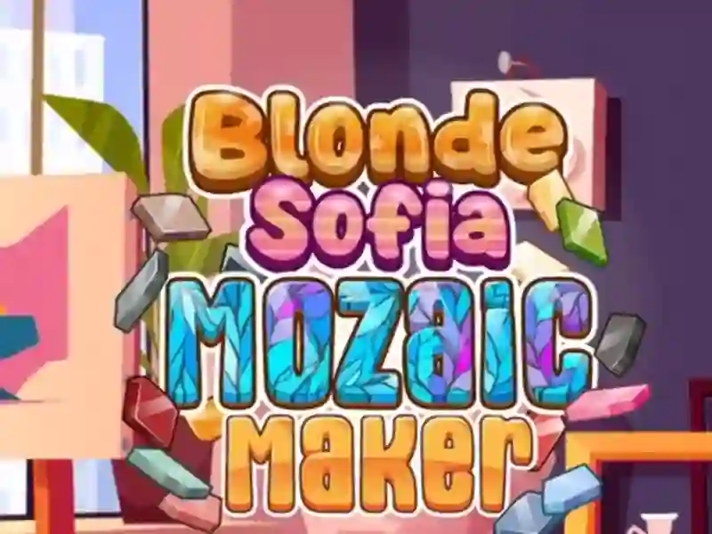 Lojë Blonde Sofia: Mozaic Maker në internet
