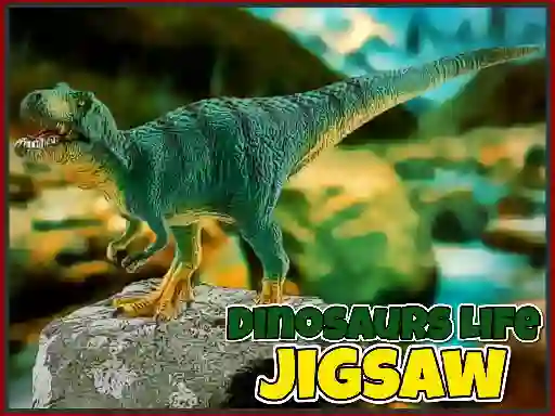 Lojë Dinosaurs Life Jigsaw në internet