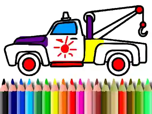 Lojë Back To School: Trucks Coloring në internet