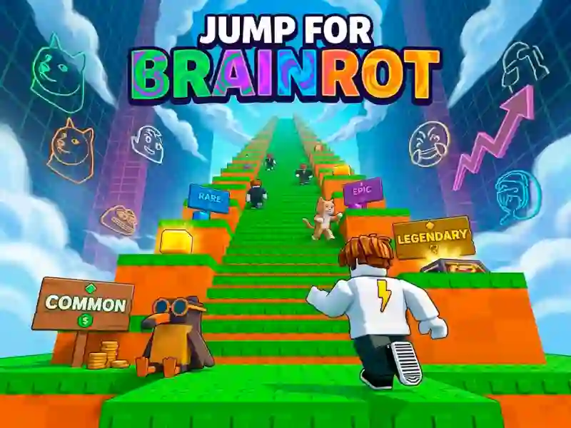 Lojë Jump for Brainrot në internet