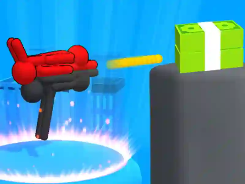 Lojë Human Gun në internet
