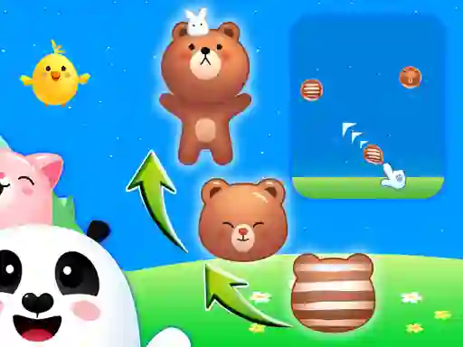 Lojë Animal Merge: Bubble Shooter në internet