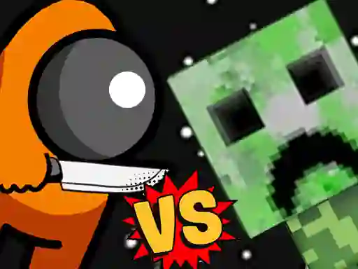 Lojë Among vs Creeper Fight në internet