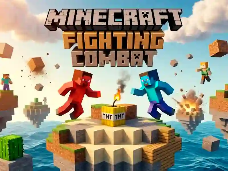 Lojë Minecrafts Fighting Combat në internet