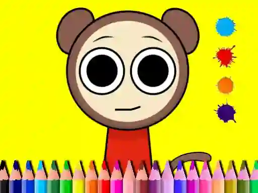 Lojë Sprunki Valentine Coloring book në internet