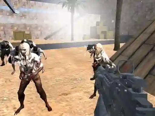 Lojë Combat Strike Zombie Survival Multiplayer në internet
