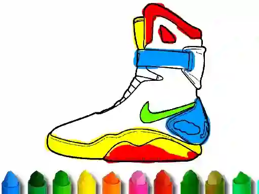 Lojë Back To School: Shoe Coloring në internet