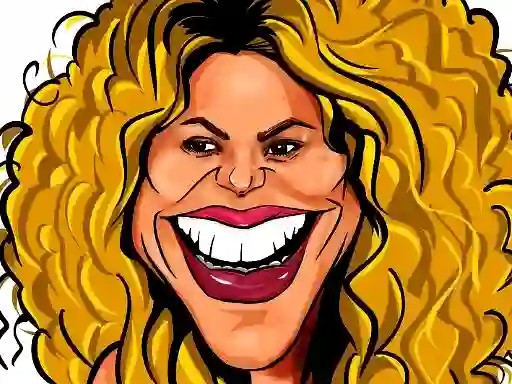Lojë Shakira Funny Face në internet