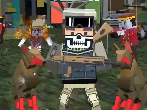 Lojë MultiGun Arena 3D Zombie Survival në internet