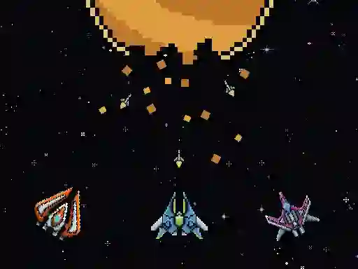 Lojë Galactic Pixel Storm në internet