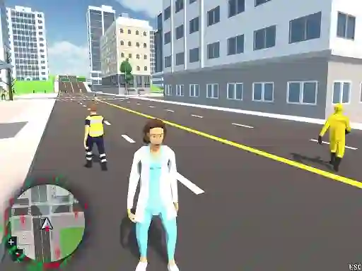 Lojë Virus Simulator në internet