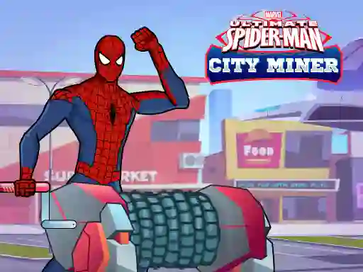 Lojë Spiderman Gold Miner në internet