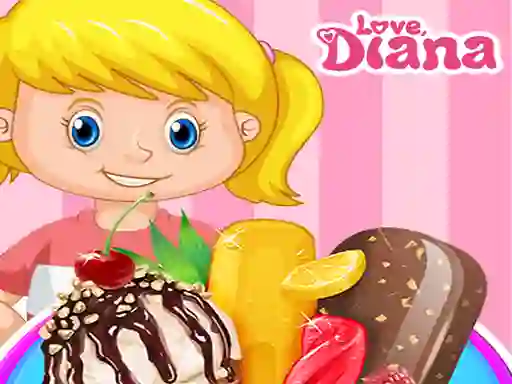 Lojë Ice Cream love Diana në internet