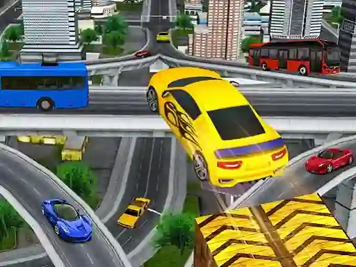 Lojë Crazy Car Impossible Stunt Challenge Game në internet