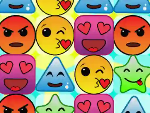 Lojë Emoji Match 3 në internet
