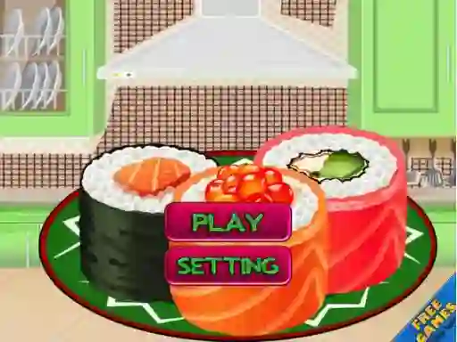 Lojë Sushi Roll 3D Cool në internet