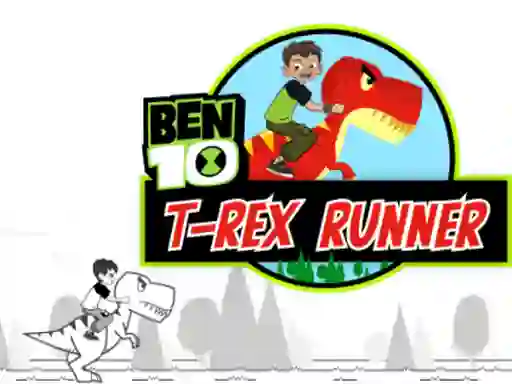 Lojë Ben 10 T-Rex Runner në internet