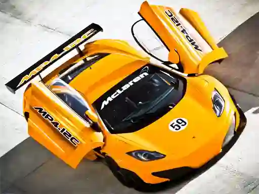 Lojë McLaren GT3 Puzzle në internet