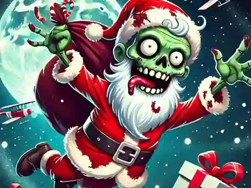 Lojë Flappy Zombie Santa Christmas Game në internet