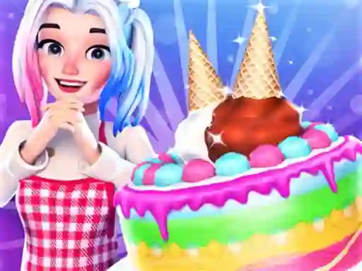 Lojë Cute Doll Cooking Cakes në internet