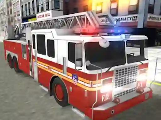Lojë Real Truck Fire Drive Sim në internet