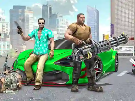 Lojë Real Gangster City Crime Car Simulator Game në internet