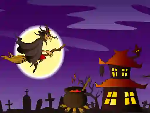 Lojë Halloween Illustrations Jigsaw Puzzle në internet