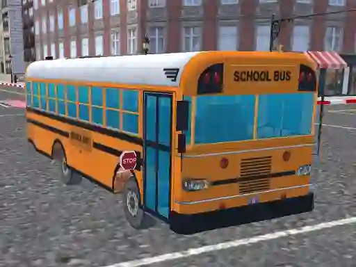 Lojë Bus School Park Driver në internet