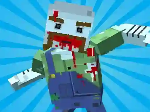 Lojë Blocky Gun Warfare Zombie në internet