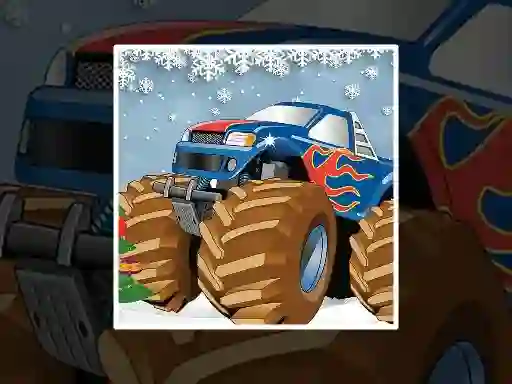 Lojë Winter Monster Truck Puzzles në internet