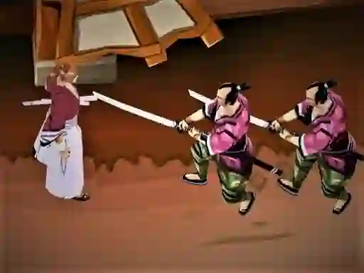 Lojë Samurai Rurouni Wars në internet