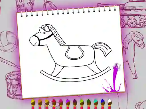 Lojë Coloring Book: Toy Shop në internet
