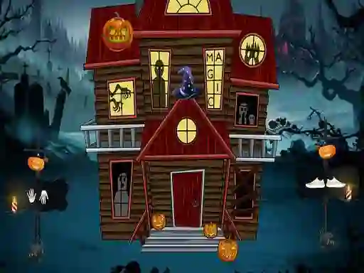 Lojë Halloween Magic Lady Escape në internet