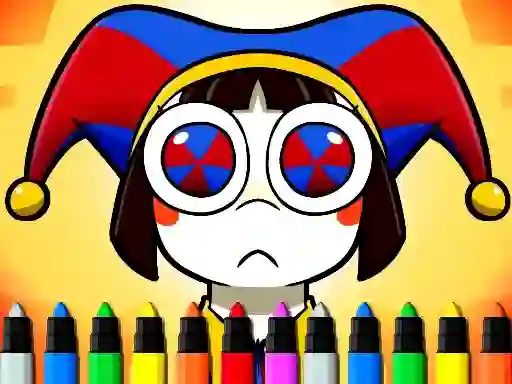 Lojë Digital Circus Coloring Adventure në internet