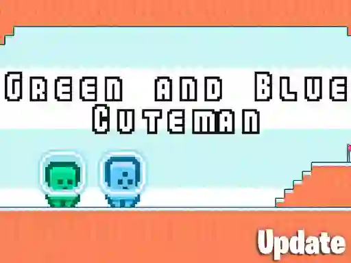 Lojë Green and Blue Cuteman në internet