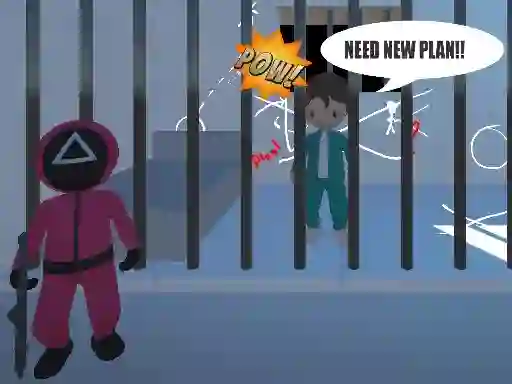 Lojë Escape Plan in Squid Game në internet