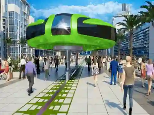 Lojë Gyroscopic Elevated Bus Simulator Public Transport në internet